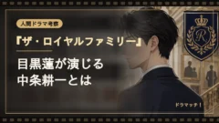 『ザ・ロイヤルファミリー』目黒蓮の役・中条耕一｜何話から登場？正体・過去・最終回結末｜イメージ画像